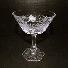Stunning Cut Crystal by BOHEMIA Crystal - CRYSTALEX Short Champagne