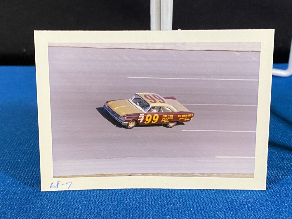 Herb Shannon #99 Race Car Original Vtg Daytona 500 1965 Photo NASCAR (Lt#34)
