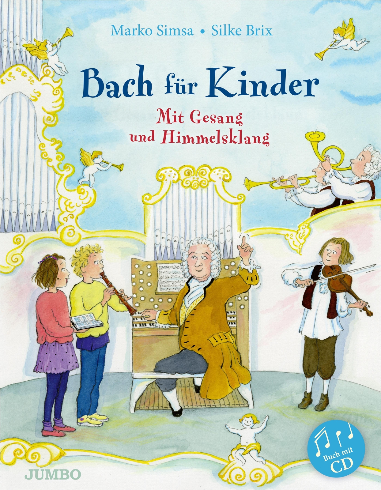Thumbnail - Bach Für Kinder | Mit Gesang Und Himmelsklang / Buch Mit Cd | Simsa