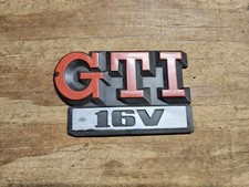 Vw Volkswagen Mk2 Gti 16v Rear Emblem 176 853 687 Ah 1987 1988 1989 1990
