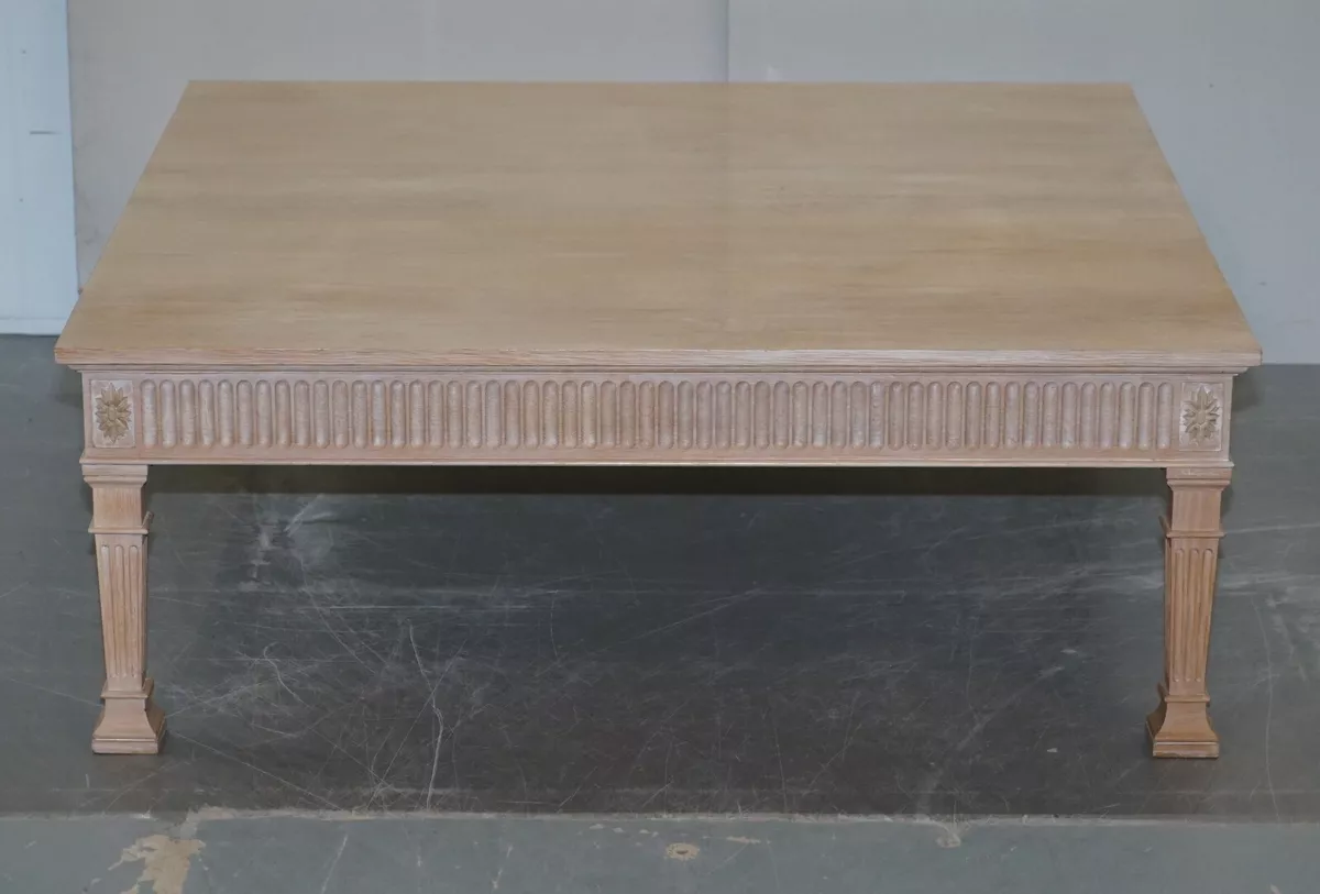 Limed oak cheap coffee table