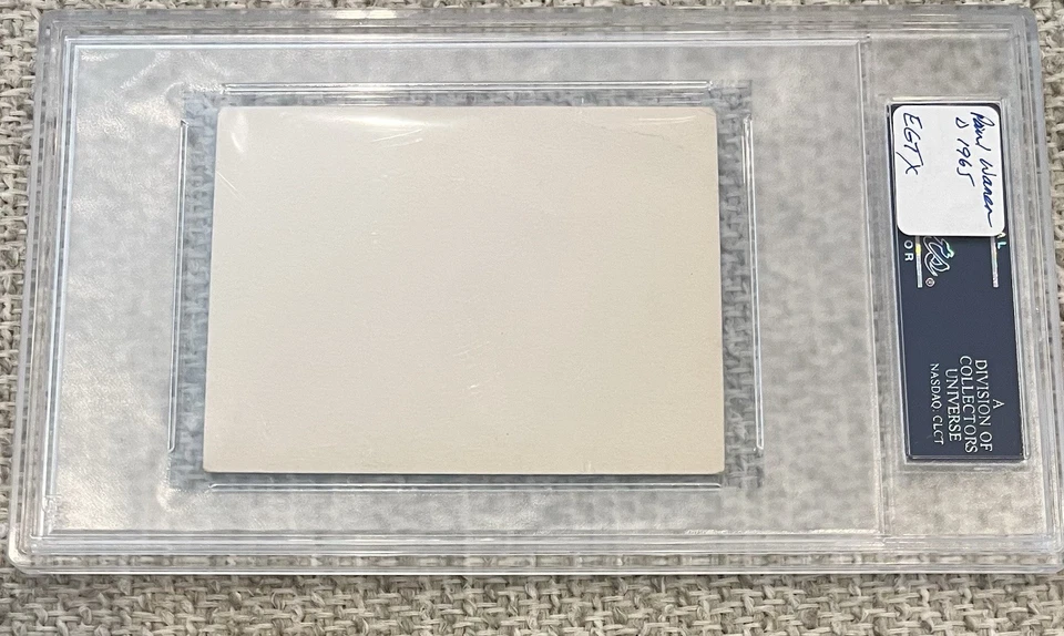 Paul Waner Pittsburgh Pirates Signed Cut Bold Autograph Died 1965 PSA/DNA Rare - Image 2 of 2