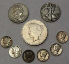 $2.60 Face Value 90% Silver Coin Lot US Mint Junk Bullion Peace Dollar P-3iF