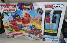 Telepods Angry Birds Transformers Ultimate Optimus Prime,Megatron Raceway