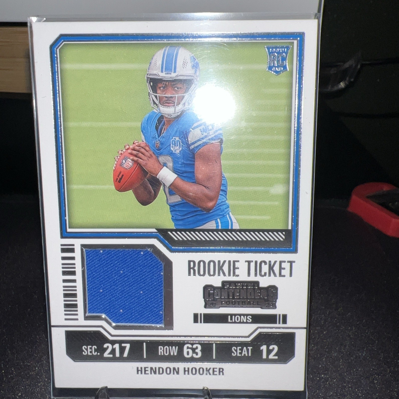 2023 Panini Contenders - Rookie Ticket Swatches Hendon Hooker #TS11 (MEM, RC)