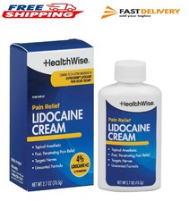 Maximum OTC Strength Lidocaine Cream  Numbs Away Pain  Long-Lasting Relief  N