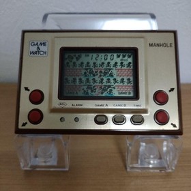 Nintendo Game and Watch Manhole MH-06 1981 Retro Console Wide Screen from Japan