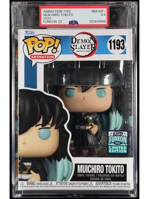 Muichiro Tokito Animation Demon Slayer FunKon 2022 Funko Pop! PSA 8.5 NM-MT+