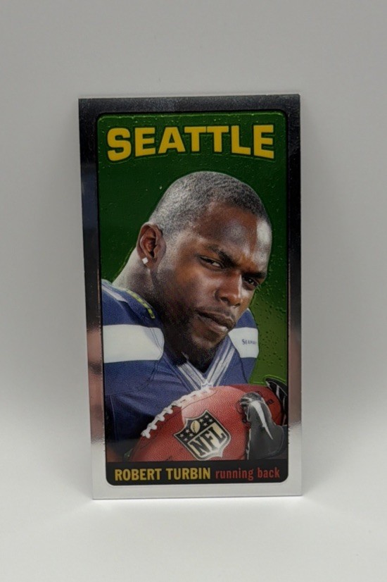Robert Turbin Topps Chrome 1965 Inserts #23 Base