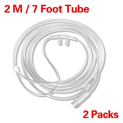 2x Nasenbrille Sauerstoffschlauch 7ft 2m Sauerstoffkanüle Wiederverwendbar