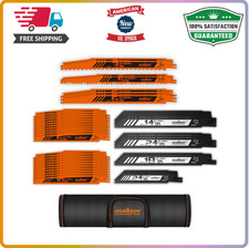 HORUSDY 40-Piece Reciprocating Saw Blade Set for Wood  Metal  Includes Pruning