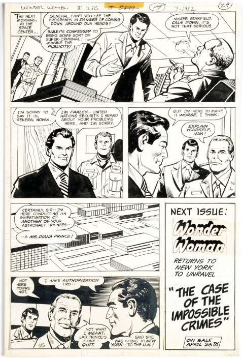 Delbo WONDER WOMAN 256 pg 17 THE TIME WW HOOKED UP WITH VILLAIN 10 OF SPADES WOW