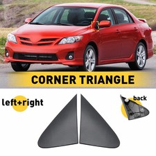 2PCS Side Mirror View Corner Fender Trim Cover Fit For Toyota Corolla 2008-2013