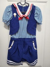 Stranger Things Girls Scoops Ahoy Robin Costume Size Large 12-14