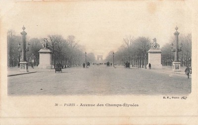 75 PARIS AVENUE CHAMPS-ELYSEES - ARC TRIOMPHE - 64137