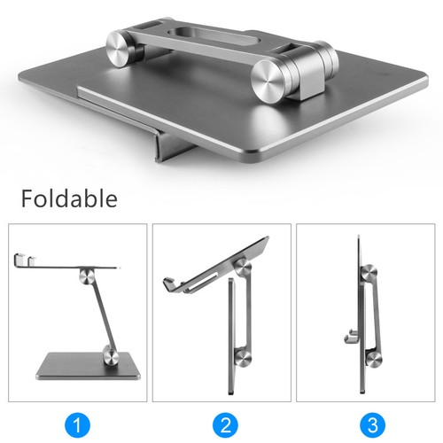 Aluminum Tablet Stand Holder For iPad 4/3/2 iPad Mini iPad Air iPad Pro 11 inch - Afbeelding 9 van 14