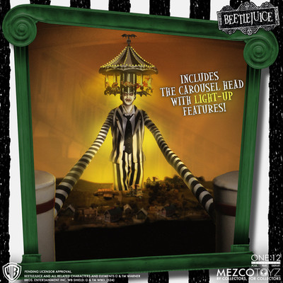 MEZCO BEETLEJUICE DELUXE Action Figure - NEU & OVP Movie 80er 1:12 Action Figur