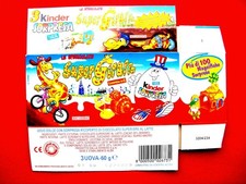 FERRERO &Uuml;-Ei  LEERE 3er VERPACKUNG Serie 1999 SUPER GIRAFFE ITALIEN