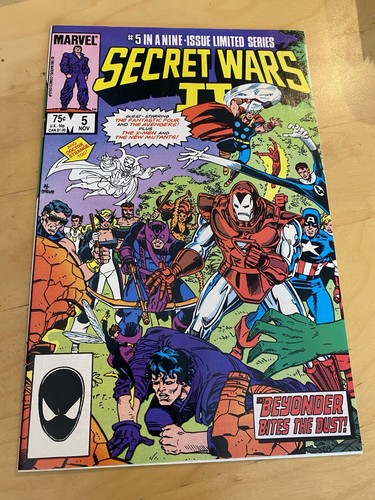 SECRET WARS II #5 (1985) 1st Appearance Boom Boom.  Beyonder. 7.5 Grade