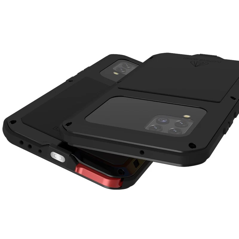 LOVE MEI Gorilla Glass Metal Silicone Outdoor Waterproof Case Cover for Samsung - Image 4 of 4