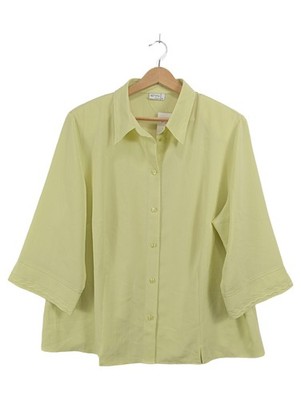 ERFO Hemdbluse Gr. 48 Gelb Klassisch Damen
