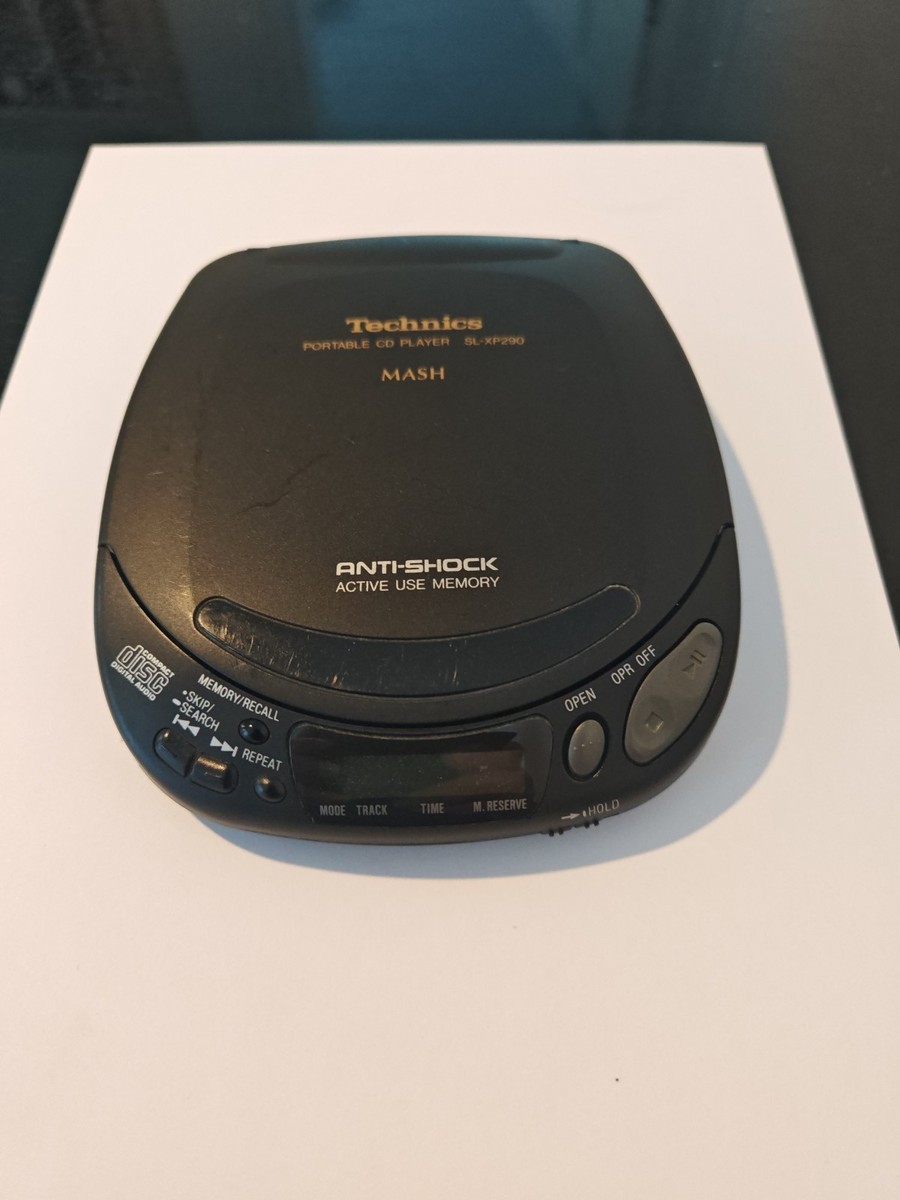 Technics SL-XP290 Portable CD Player Mash Anti Shock | eBay