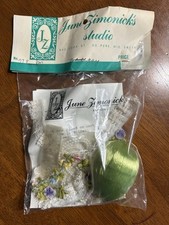 RARE Vintage June Zimonick "NOSEGAY FLOWER BOUQUET Christmas Ornament Kit 77E
