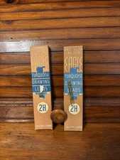 Lot of Eagle Turquoise Drawing Leads Vintage 2H Drawing Leads - 2375 12 Leads 2H