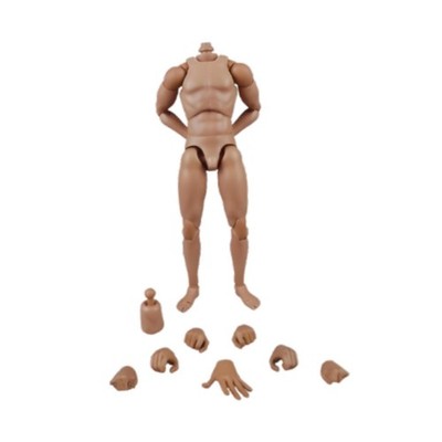 1/6 männliche Figur Körper leicht stabil Sammlerstück Miniatur Muskelkörper