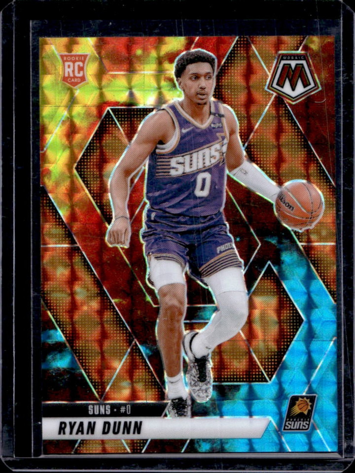 2024-25 Panini Mosaic Ryan Dunn RC Choice Astral Mosaic Rookie #233 Suns