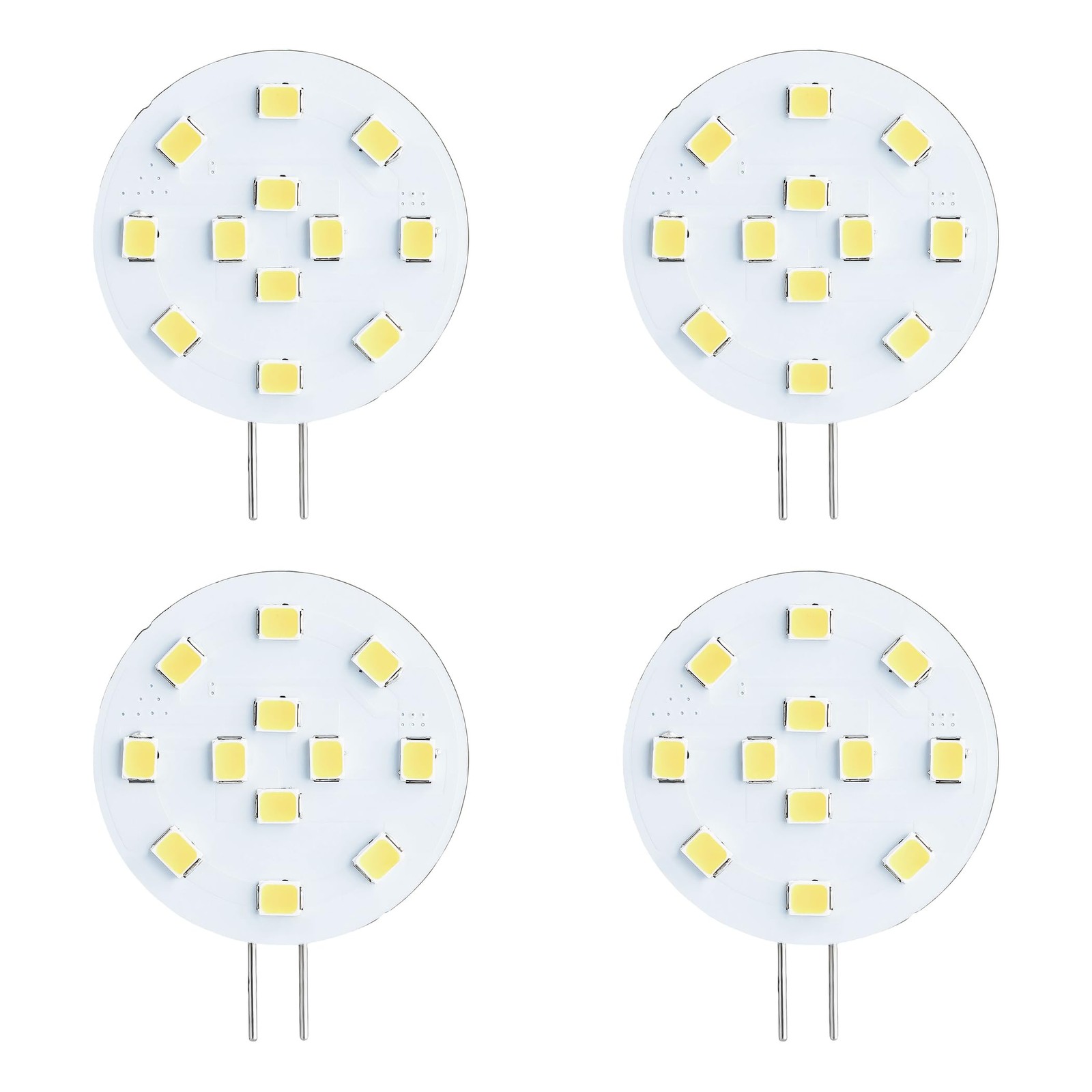 Ampoule LED G4 Ronde 3W Premium Finition Ronde Discrète Pack4