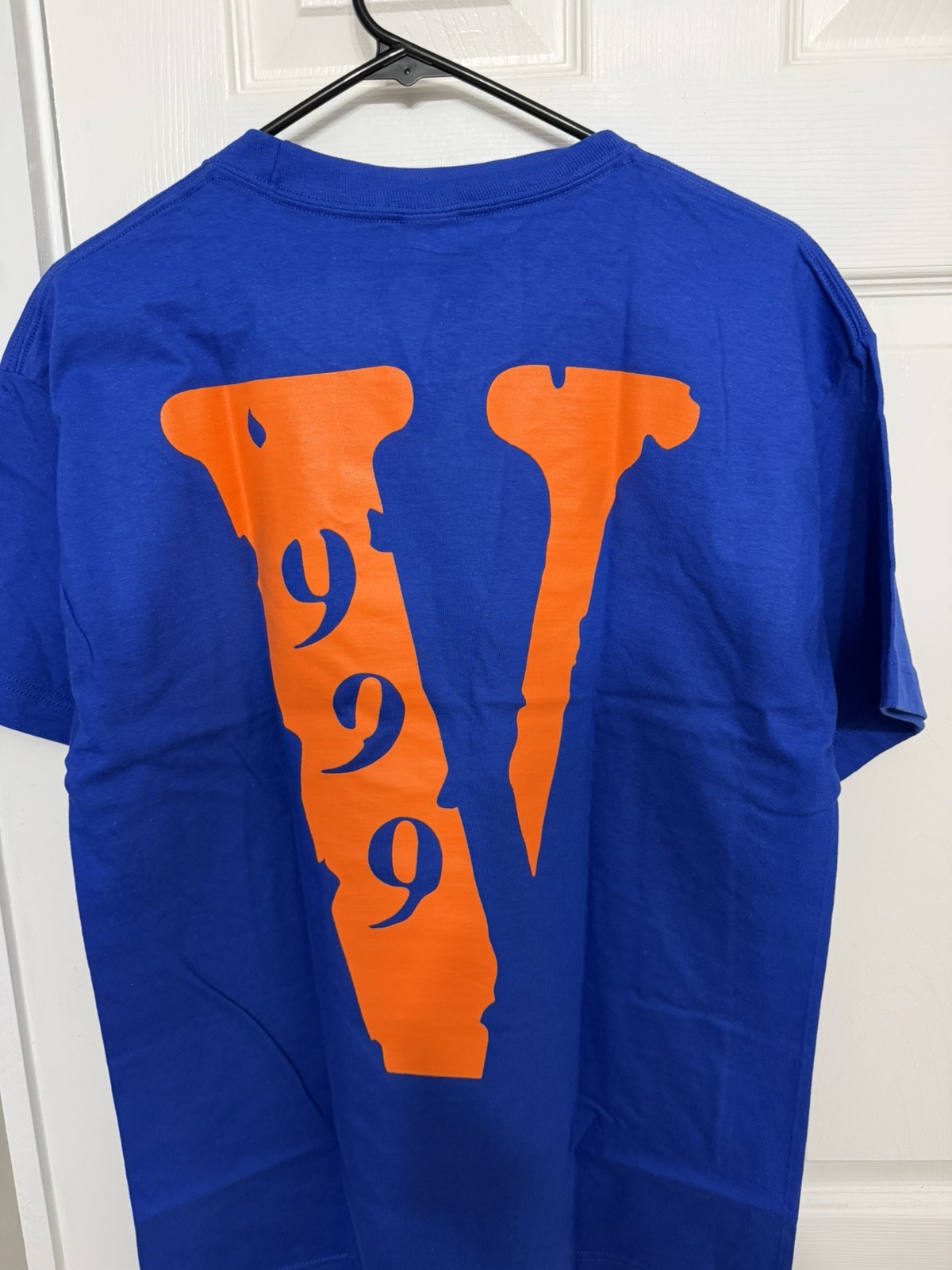 VLONE Juice Wrld Legends Never Die 999 T-Shirt Blue Orange Size Medium M New