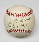 Bob Friend Signed Auto Rawlings Official American League Baseball YANKEES