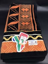 New Aranda POSH Tribal Elephant Blanket South Africa Safari Chic 63"x60" w/ Tags
