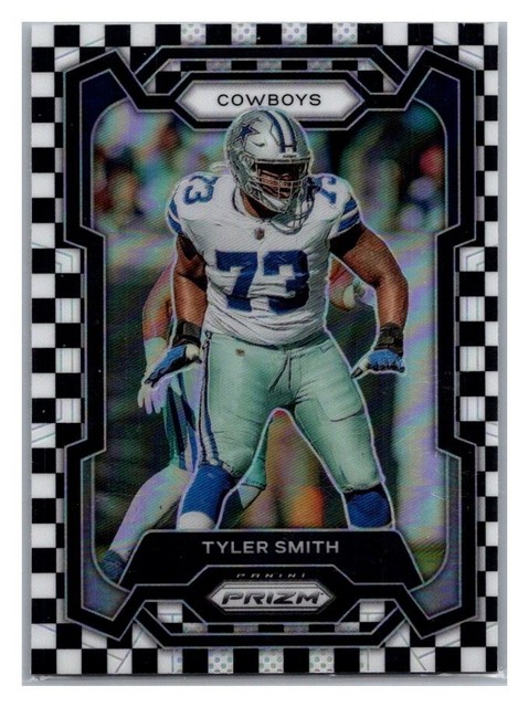 2023 Panini Prizm - Tyler Smith #83 Black & White Checker Prizm TD0775