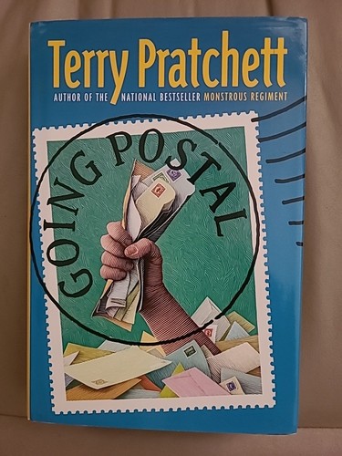 Going Postal : A Novel of Discworld by Terry Pratchett (2004, Hardcover)