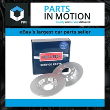 2x Brake Discs Pair Solid fits PEUGEOT 2008 Mk2 1.2 Rear 2019 on 249mm Set B&B