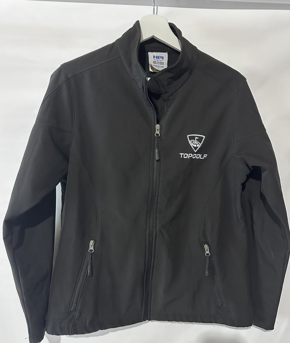 Top Golf HPI Direct Women's Soft Shell Mock Neck Jacket Black Size