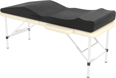Lash Bed Topper, Ergonomic Curvy Massage Table Foam Topper, Non-Slip Esthetician