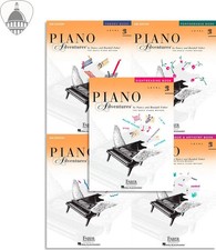 Faber Piano Adventures Level 2B Bundle- Lesson, Performance, Technique and Ar...