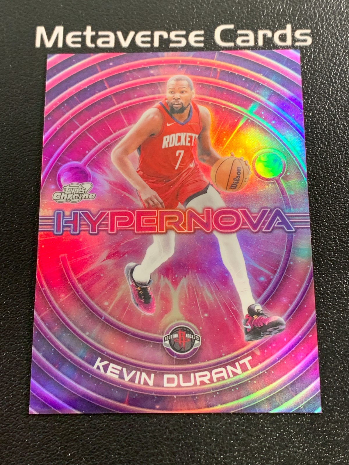 2025-26 Topps Cosmic Chrome #HN-12 Kevin Durant Hypernova Case Hit SSP Rockets