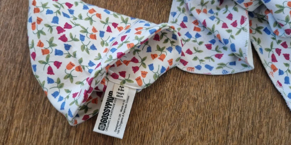 Babies 100% Organic Cotton Blanket & Hat Two Piece Set 0-6 Months EXCELLENT - Image 3 of 4