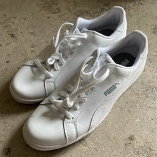 PUMA Herren Sneaker Low Top Leder Weiß Schn�...