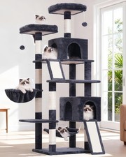 Cat Tree for Indoor Cats, 71'' 180cm Multi-Level Cat Tower for Large Adult,...