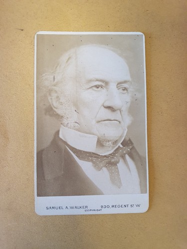 William Gladstone Studio CDV Portrait by Samuel Walker 1892 - Picture 1 of 2