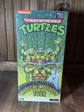 TMNT NECA SDCC Exclusive Musical Mutagen Tour Action Figure 4-Pack New SEALED