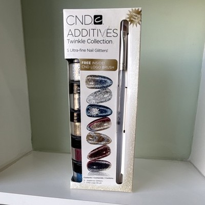 CND Twinkle Collection Ultra-Fine Glitter Nail Art Kit with Logo Brush