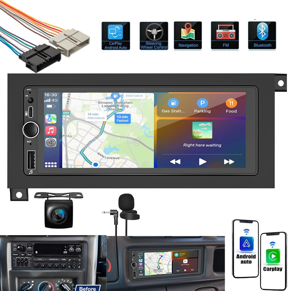 CarPlay Car Stereo Radio For Dodge Aries - 1984-1990 Android Auto GPS Navi BT AM