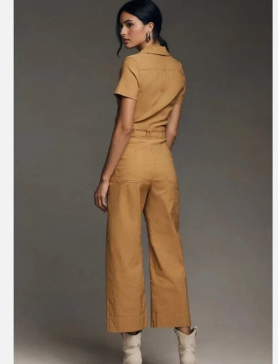 Macacão Maeve Anthropologie The Colette Weekend tamanho 6 mel novas etiquetas - Imagem 2 de 3