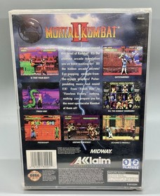 Mortal Kombat II 2 (Sega Saturn) Complete Authentic Game SEALED